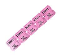 Buoni per lotteria professionale 100Pcs Doppio rotolo Biglietti numerati consecutivamente per estrazioni a premi e distribuzione di biglietti Buoni lotteria resistenti allo strappo