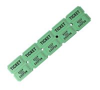 Buoni per lotteria professionale 100Pcs Doppio rotolo Biglietti numerati consecutivamente per estrazioni a premi e distribuzione di biglietti Buoni lotteria resistenti allo strappo