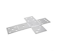 Buoni per pratica di saldatura quadrata 6 pezzi in acciaio dolce 42,5 mm x 42,5 mm 11GA per allenamento MIG TIG MMA e perfezionamento pratico delle abilità