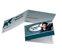 Buoni Regalo Barbiere (da 50 a 250 pezzi) Buoni Omaggio Biglietti Pieghevoli Gift Card Barber Shop Coupon Voucher Barbieria Cartoncino Plastificato da Compilare Offerta o Sconto Clienti (250)