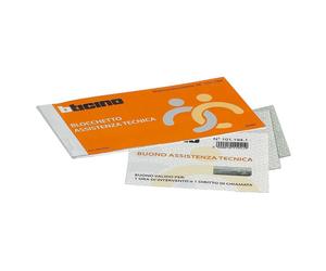 Buono Assistenza Tecnica Bticino blocchetto 5 buoni 3545