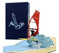 Buono o biglietto di compleanno per surfisti o sport acquatici | buono da viaggio vacanza al mare | idea regalo compleanno, matrimonio, H29