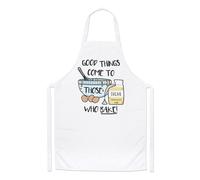 Buono Things Come Per Those Who Infornare Chef Grembiule - Divertente Cucinare