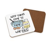 Buono Things Come Per Those Who Infornare Sottobicchiere - Cucinare Capocuoco