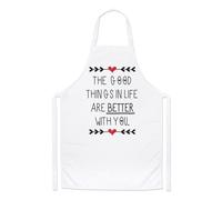 Buono Things IN Life Are Better Con You Chef Grembiule - Valentines Giorno