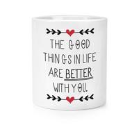 Buono Things IN Life Are Better Con You Trucco Pennello Matita Pentola - Love