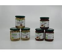 buononaturale Box ai carciofi e pomodori BIO 1,11kg - pacco misto da 3 pezzi di Pomodori secchi in olio BIO (3x170g) e 3 pezzi di Carciofi in salamoia BIO (3x200g)