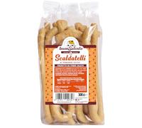BuonSalento Scaldatelli 300g - Snack Salato da Forno Artigianale - Prodotto Tipico Pugliese - Con Olio EVO - Senza Conservanti - Made in Puglia (Scaldatelli Pomodoro)