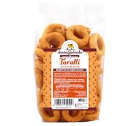 BuonSalento Taralli alla Pizzaiola 300gr - Prodotto da Forno Salato - Con Farina di Grano, Olio EVO e Spezie - Ricetta Artigianale - Senza Conservanti