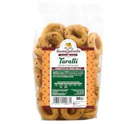BuonSalento Taralli Dolci - Prodotti da Forno Artigianali Pugliesi - Snack Croccanti - Senza Conservanti - Made in Puglia - Confezione da 300g (300gr, Cocco e Cioccolato)