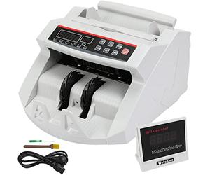BuoQua Conta Banconote Denaro Contatore Con Display LED Contabanconote Professionale Con Rivelatore di Banconote False, UV/MG, 1000 banconote/minuto, Conta SOLO Numero di Fogli