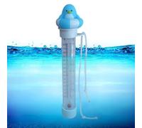 Buoyant Tether Combo: The Pool Temperature Gauge features a buoyant and t