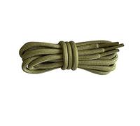 BupiMufi 5 mm, robusti lacci tondi, resistenti per scarpe sportive, da trekking, 120 - 140 cm, verde militare, 140