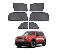 Tendine Parasole Auto Bambini Tenda Parasole Per Renegade 2015-2021 Protezione UV e Privacy Tende Magnetica Finestrini Laterali Posteriore Accessori,6pcs- side window