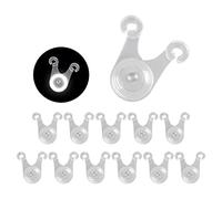 Buqpow 12 PZ Campeggio Corda LED Luci Della Bicicletta Impermeabile Raggio Luci Esterna Decorativa Lanterna Bianco
