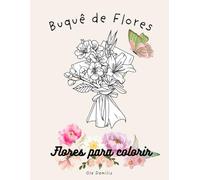 Buquê de Flores: Flores para colorir