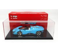 BURAGO 1/18 FERRARI DAYTONA SP3 2022 CON VETRINA MODELLINO STATICO DIECAST