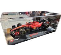 BURAGO 1/18 FERRARI F1 SF23 LECLERC 2023 VETRINA MODELLINO STATICO DIECAST