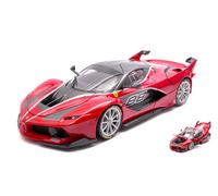 BURAGO 1/18 FERRARI FXX K 88 ROSSO CON VETRINA MODELLINO STATICO DIECAST