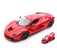 BURAGO 1/18 FERRARI LAFERRARI 2013 ROSSO MODELLISMO MODELLINO STATICO DIECAST