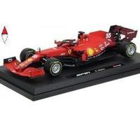 Burago Ferrari Racing SF21 Modellino in scala 1:18 Charles Leclerc Formula 1