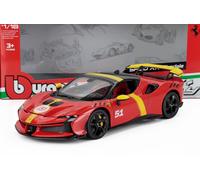 BURAGO 18-16020-1802010 FERRARI - SF90 XX STRADALE 2024 - ROSSO CORSA - RED BLAC