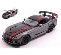 BURAGO 1/24 DODGE VIPER SRT 10 ACR GRIGIO MODELLISMO MODELLINO STATICO DIECAST