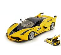 BURAGO 1/24 FERRARI FXX K KERS 2014 15 GIALLO MODELLINO STATICO DIECAST