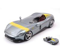 BURAGO 1/24 FERRARI MONZA SP1 2018 GRIGIO MODELLINO STATICO DIECAST