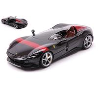 BURAGO 1/24 FERRARI MONZA SP1 NERO MODELLISMO MODELLINO STATICO DIECAST
