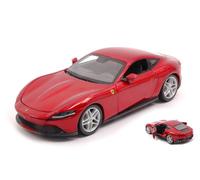 BURAGO 1/24 FERRARI ROMA ROSSO MODELLISMO MODELLINO STATICO DIECAST