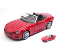 BURAGO 1/24 FIAT 124 SPIDER 2016 ROSSO MODELLISMO MODELLINO STATICO DIECAST