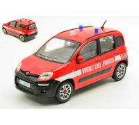 BURAGO 1:24 FIAT NUOVA PANDA MODELLINO AUTO STATICO VIGILI DEL FUOCO DIECAST