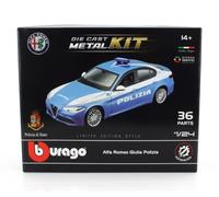 MODELLINO BBURAGO 1/24 MODEL KIT GIULIA POLIZIA