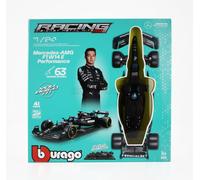 BURAGO 1/24 KIT F1 MERCEDES W14 RUSSELL 2023 MODELLINO STATICO DIECAST