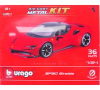 BURAGO 1/24 KIT FERRARI SF90 STRADALE MODELLISMO MODELLINO STATICO DIECAST