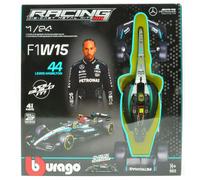 BURAGO 1/24 MERCEDES F1 W15 N.44 LEWIS HAMILTON 2024 KIT 1:24 MODELLINO STATICO