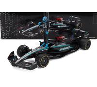 BURAGO 1/24 MERCEDES GP W15 2024 RUSSELL FIGURE MODELLINO AUTO F1 STATICO