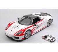 BURAGO 1/24 PORSCHE 918 WEISSACH PACKAGE 3 2013 MODELLINO STATICO DIECAST