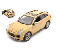 BURAGO 1/24 PORSCHE CAYENNE TURBO GIALLO MODELLISMO MODELLINO STATICO DIECAST