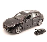 BURAGO 1/24 PORSCHE MACAN 2013 NERO MODELLISMO MODELLINO STATICO DIECAST