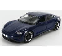 BURAGO 1/24 PORSCHE TAYCAN 2019 BLU MODELLISMO MODELLINO STATICO DIECAST