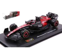 BURAGO 1/43 ALFA ROMEO F1 C43 2023 VALTTERI BOTTAS CON VETRINA MODELLINO AUTO