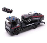 BURAGO 1/43 ALFA ROMEO GIULIA CARABINIERI CARROATTREZZI MODELLINO STATICO