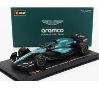 BURAGO 1/43 ASTON MARTIN F1 AMR23 2023 STROLL VETRINA MODELLINO STATICO DIECAST
