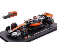 BURAGO 1/43 F1 MCLAREN MCL60 2023 OSCAR PIASTRI VETRINA MODELLINO STATICO