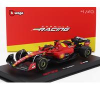 BURAGO 1/43 FERRARI F1 SF23 MONZA GP 2023 LECLERC VETRINA MODELLINO STATICO
