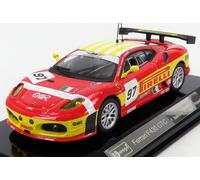MODELLINO AUTO STATICO BURAGO FERRARI F430 GT LE MANS 2008 MALUCELLI BABINI 1/43