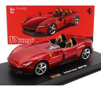 1/43 BURAGO FERRARI MONZA SP2 2018 RED MET