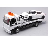 BURAGO 1/43 FURGONE CARRO ATTREZZI JAGUAR F TYPE MODELLINO STATICO DIECAST